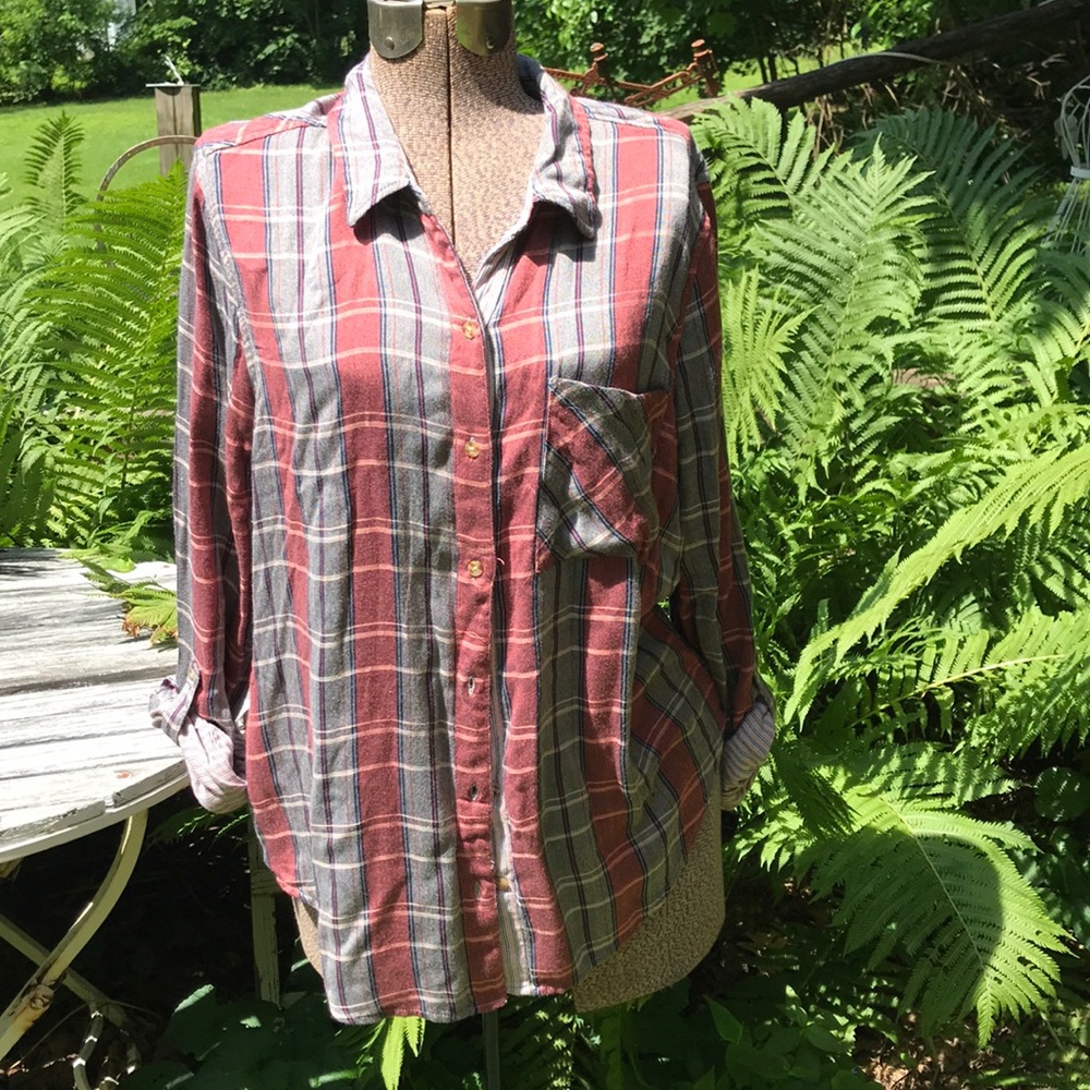Lucky Brand Striped top size large